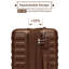 Ensembles de bagages 6 pièces avec sacs de voyage, valises rigides extensibles avec roulettes