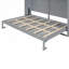Lit escamotable double pleine grandeur, gris-723826963-723826960