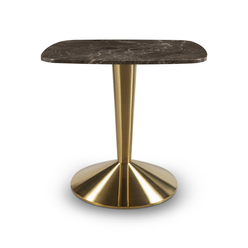 Lorrain Dining Table, Brass