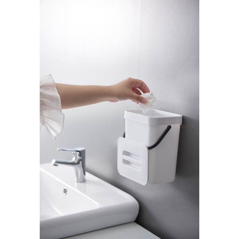 Puro 3 Litre Countertop Waste Baskets, White