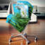 Magnifique chamomiles floral dans un coussin de soleil vif-30722086-30722090