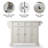 Baillargeon Granite Top Kitchen Island-824444094