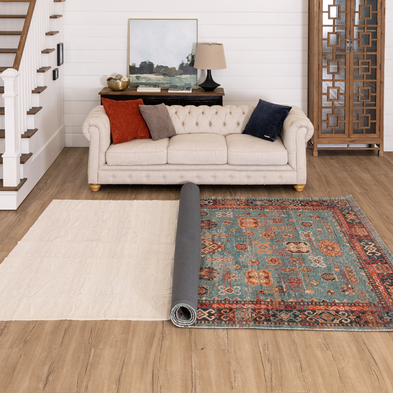 Wayfair Basics® Bouck Non-Slip Rug Pad, Rectangle 9' x 12'