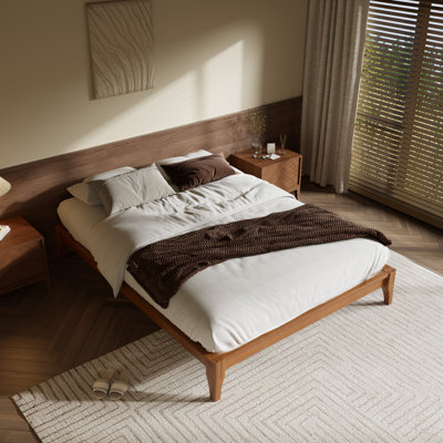 Solid Wood Platform Bed