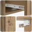 49cm W Manufactured Wood Bedside Table-349981318