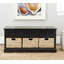 Adayla Solid Wood Drawers Storage Bench-2044234228