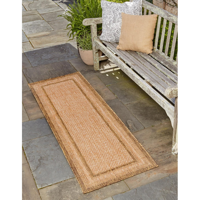 Bay Isle Home Naples Light Brown Indoor/Outdoor Rug & Reviews | Wayfair