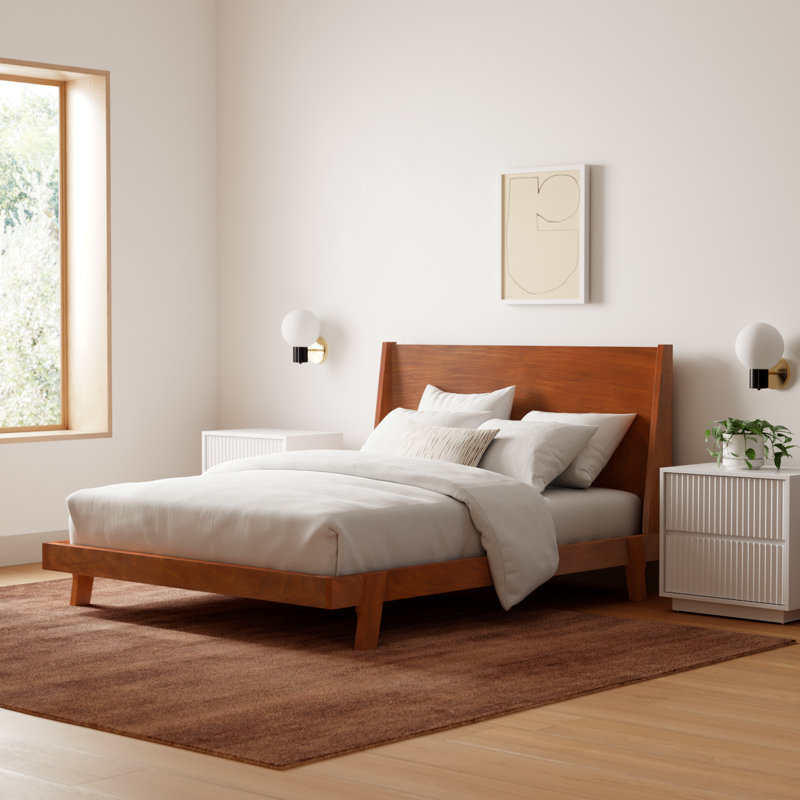 Juno Wingback Bed, Queen