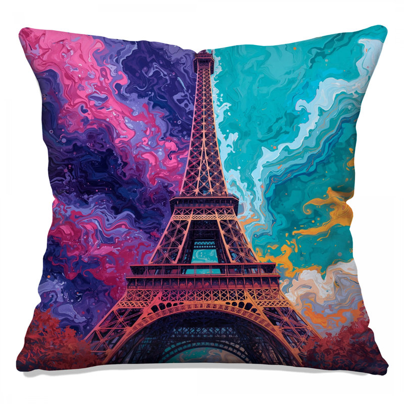 Coussins Tour Eiffel Eiffel, 20 x 20 inches