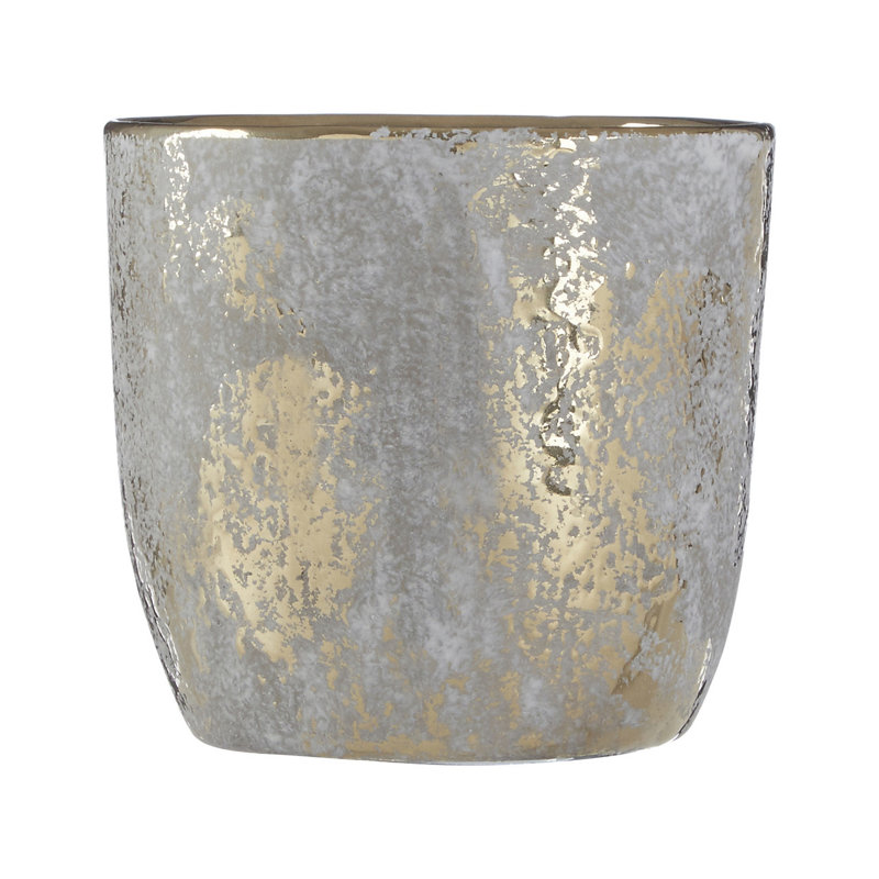 Bissette Stoneware Table Vase, 10cm H x 10.5cm W x 10.5cm D