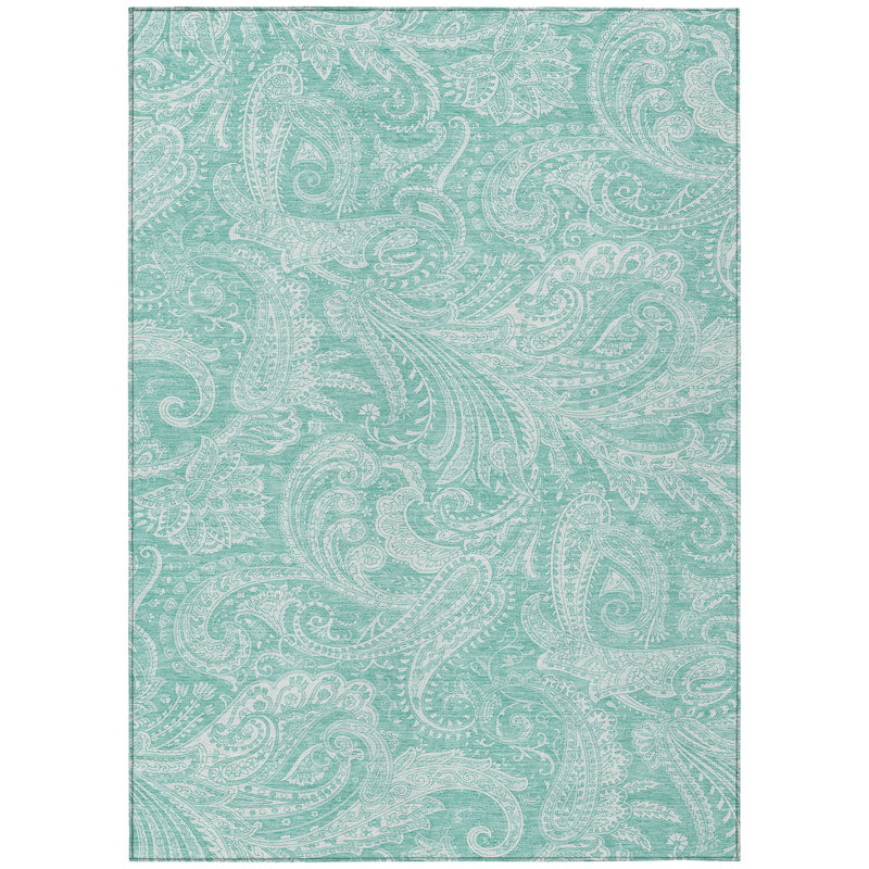 Cresley Paisley Indoor / Outdoor Rug, Rectangle 10' x 14'