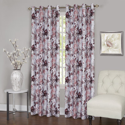 Sybilla Room Darkening Curtain Single Panel