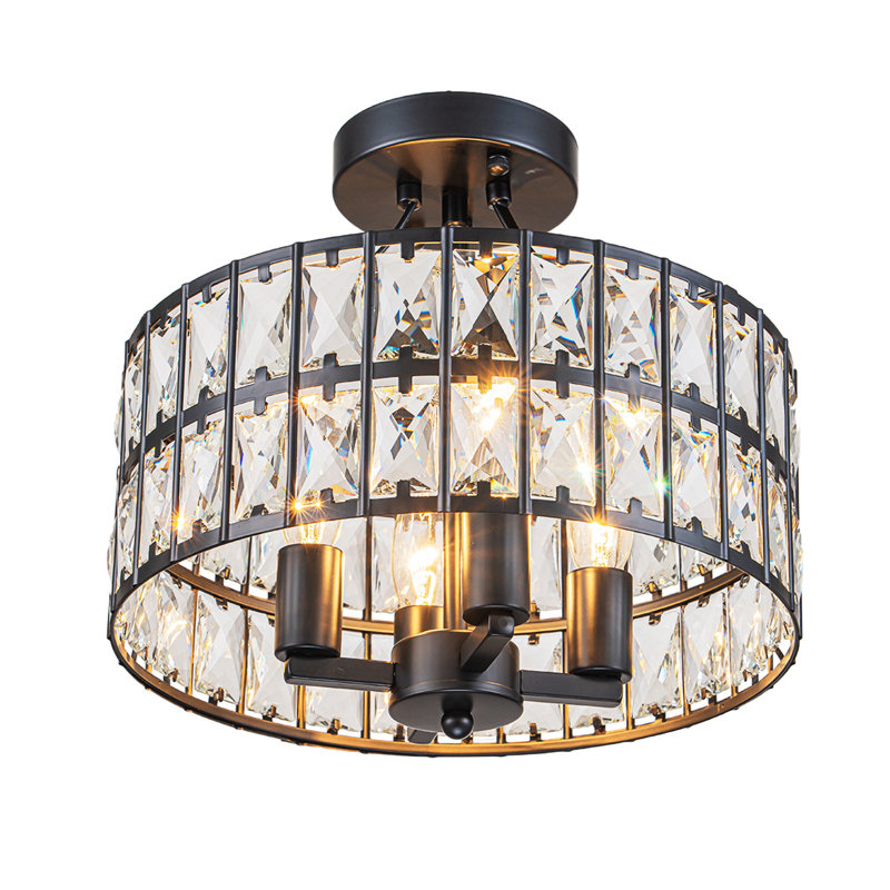 Kadedra 4 - Light Chandelier, Black