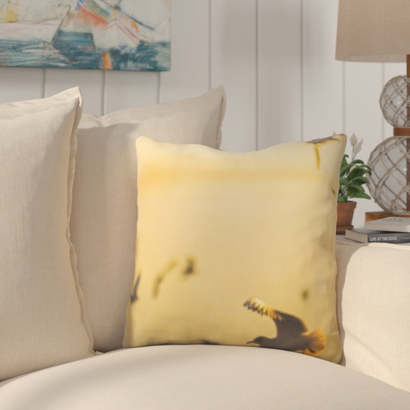Coussin décoratif oiseau Cirillo