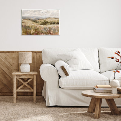 «Golden Hour Hill Landscape», plaque murale par Creative Studio