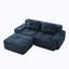 Canapé modulaire modulaire pour le salon, tissu velours côtelé-470864505