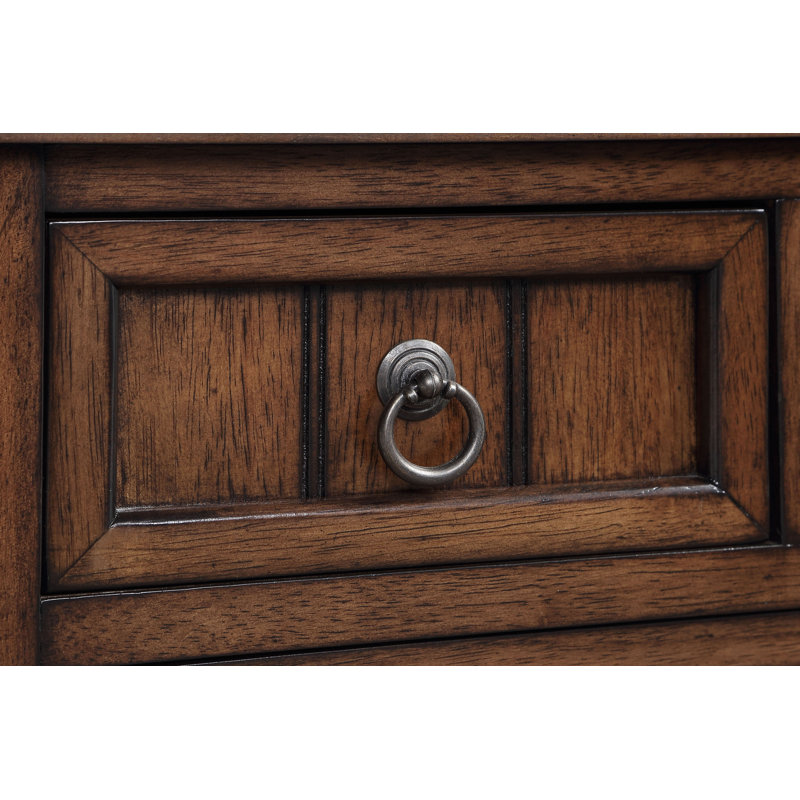 Meayki 24'' Console Table, Dark Oak