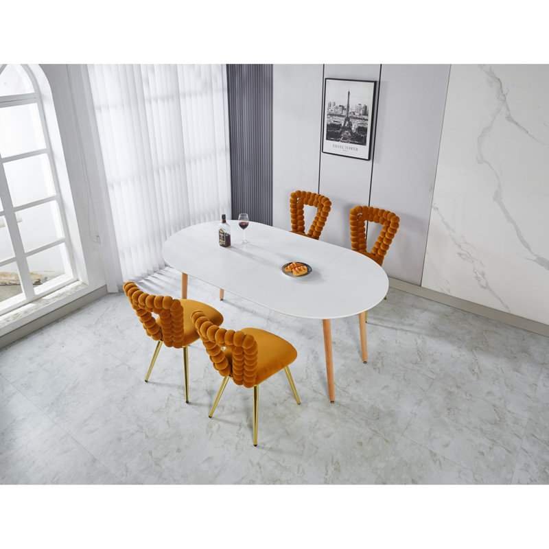 Table extensible, table à manger, table de bureau, table basse, pieds en bois, 100/140 / 180x100x75cm, table