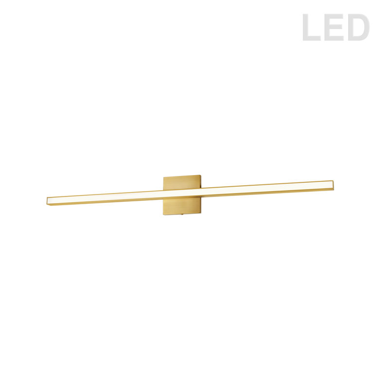 Arnitha Dimmable LED Bath Bar, Gold