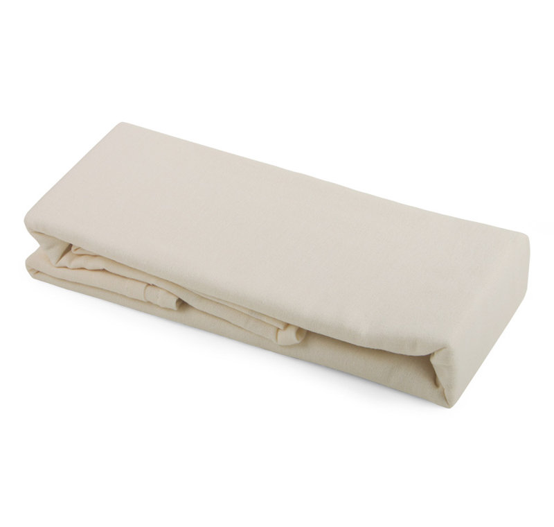 Ketron Flannelette Flat Cot Sheets, Cream, 100cm W x 150cm L