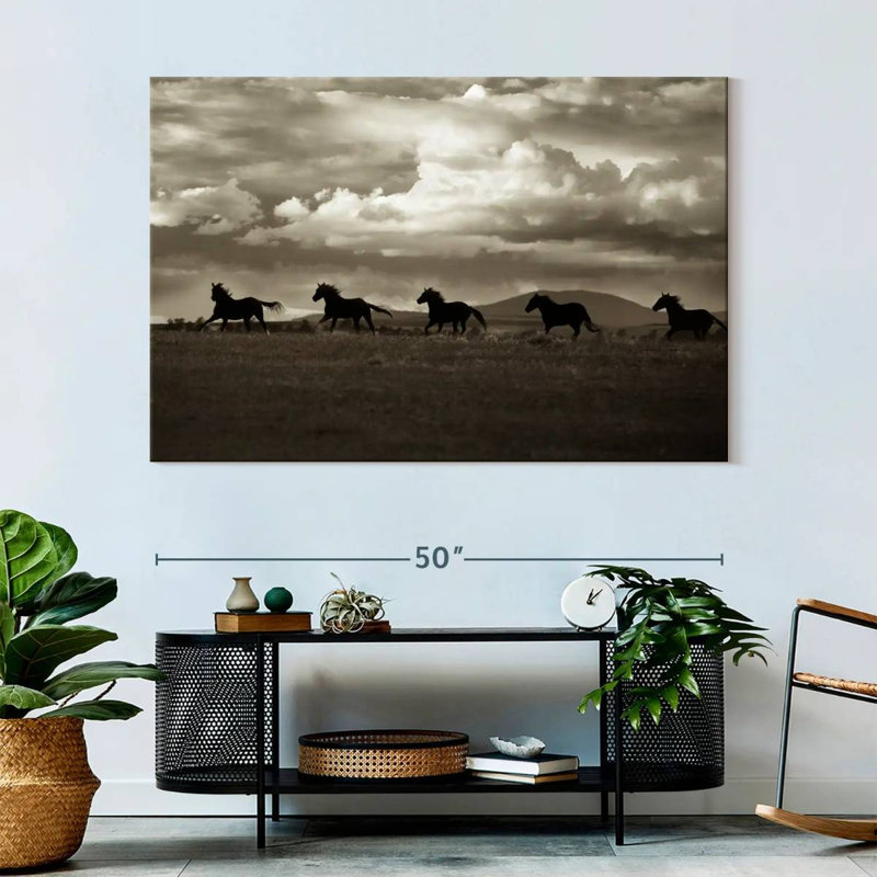 Brampt Racing The Clouds, 34" H x 51" W
