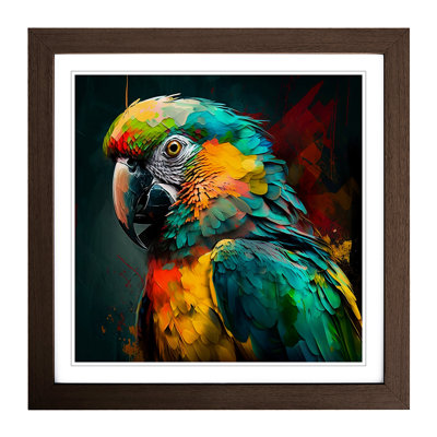 Parrot Expressionism No.1 - Framed Print