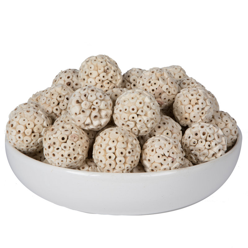 Vickerman Natural Botanicals 2.4" Sola Ata Ball. Includes 50 pieces per Pack.