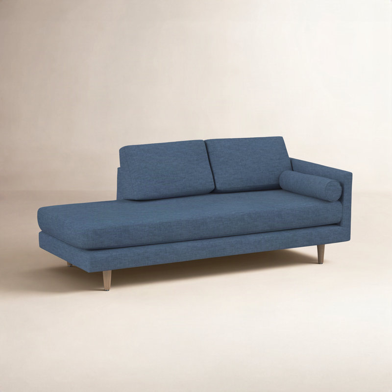 Marilyn 76" Square Arm Sofa, Archetype Admiral Performance Basketweave
