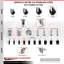 Ensemble de roulettes extensibles en caoutchouc 316S