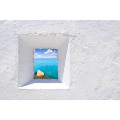 Mediterranean Ibiza Seascape - Wrapped Canvas Print