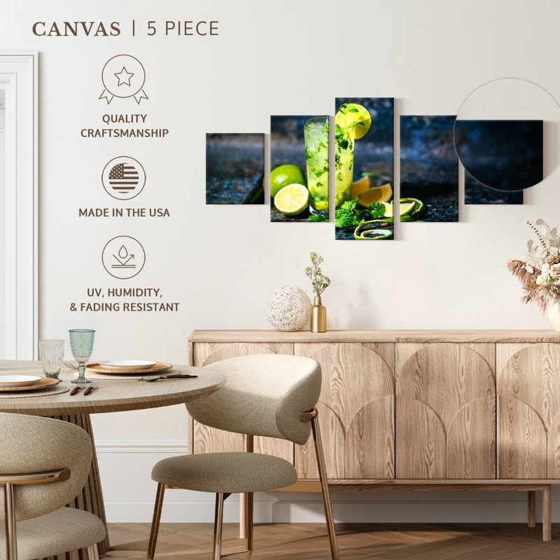 Fresh Mojito Cocktail, 42" H x 92" W