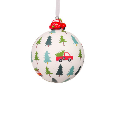 Balls & Finials 4.3'' Handmade Glass Accents Finial Ornament