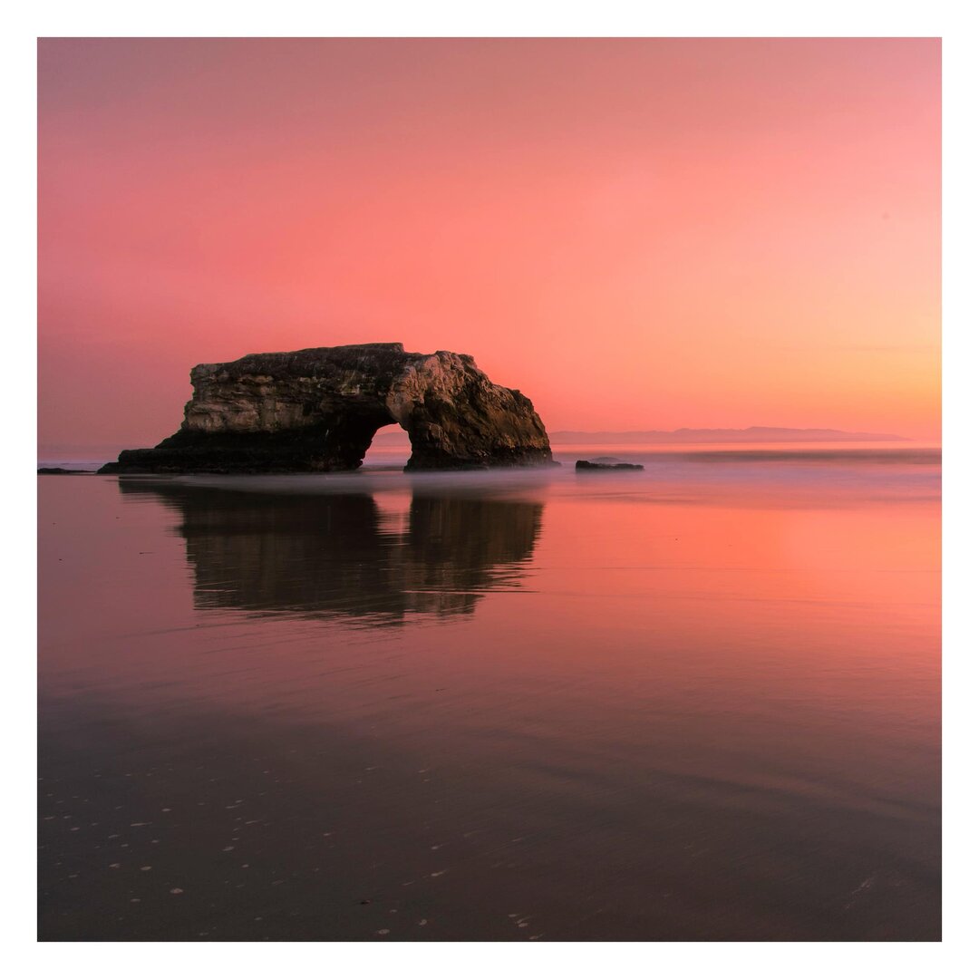 Strukturierte Fototapete Natural Bridge in the Sunset 1,92 m x 192 cm