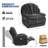 EONIX Oversized Power Swivel Rocker Recliner Chair for Living Room, Power Adjustable Backrest and Extended Footrest, USB Charging Ports, SXXY004021, Dark Grey-118766273
