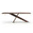 Brown Rectangular Solid Wood Dining Table-1430185731