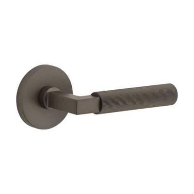 Door Lever with Round Rosette