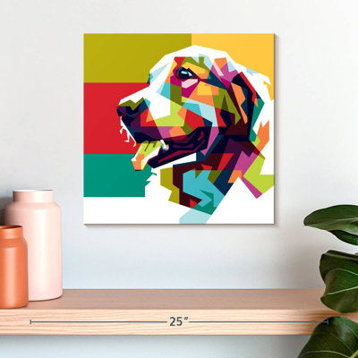 Golden retriever Brampt abstrait