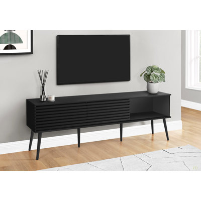 Meuble télé, 72 po, meuble multimédia, meuble de rangement, console, tablettes de rangement, chambre à coucher, salon stratifié, contemporain, moderne
