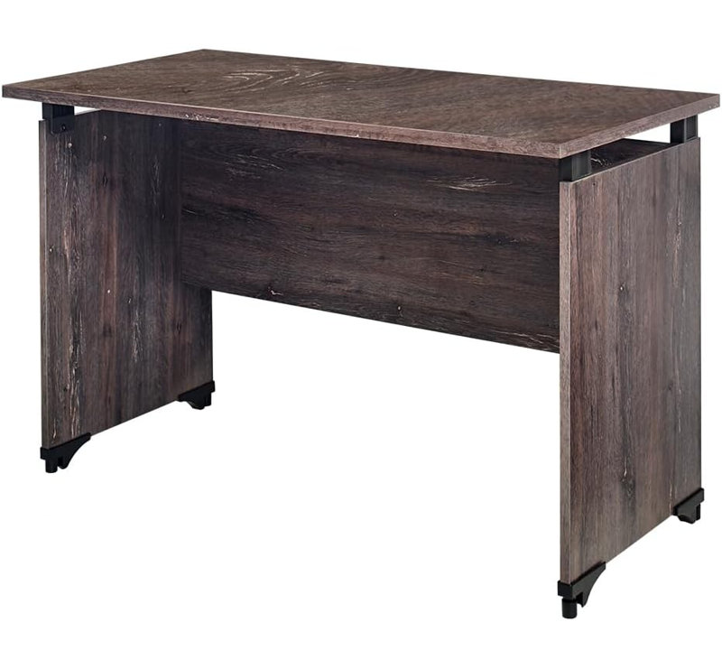  Bureau d'écriture en bois composite Farmhouse au fini gris rustique