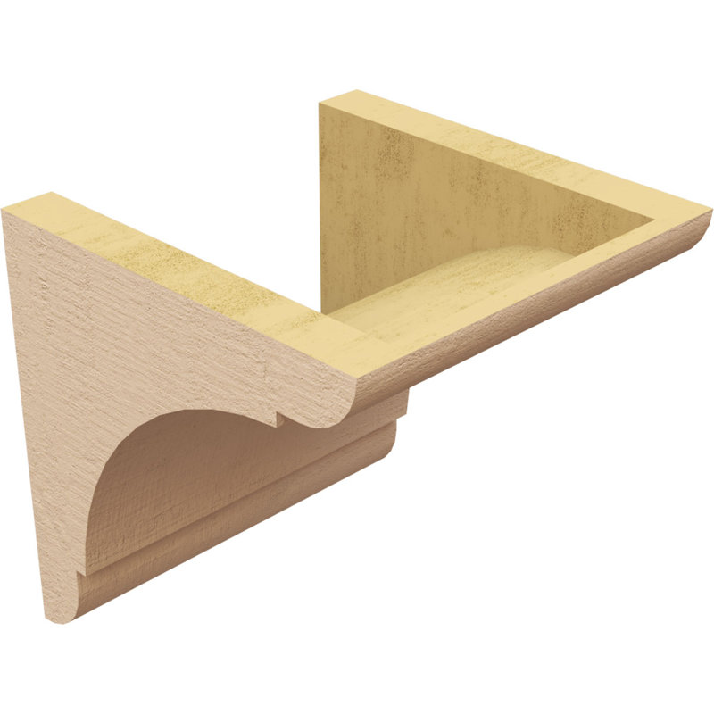 Bois de cèdre brut olympique TimberThane Corbel, brun clair apprêté, H 8 po x l 8 po x P 8 po