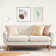 Carmencita 65" Square Arm Loveseat