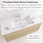 Ensemble de meuble-lavabo simple mural moderne 48 po avec lavabo en résine-1316793067-1316793060