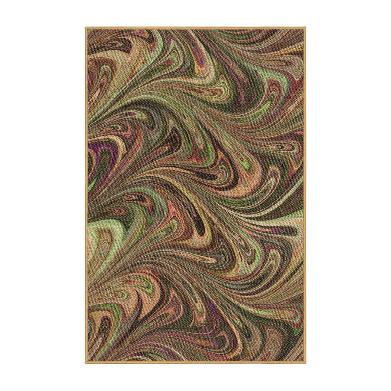 Abstract Indoor Rug, Rectangle 2' x 3'