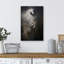 Impression sur toile majestueuse cheval blanc - Décor équestre dramatique pour chambre à coucher ou bureau-115195416-115195417-115195418