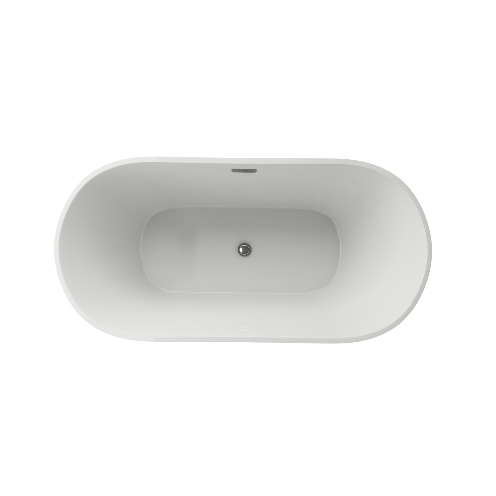 Aldine 59" Soaking Acrylic Bathtub