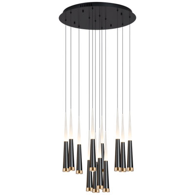 Lustre à niveaux 12 lumières DEL Kerys