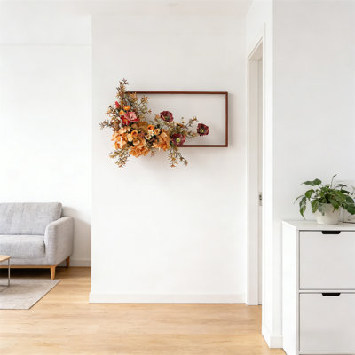 Fleur artificielle murale
