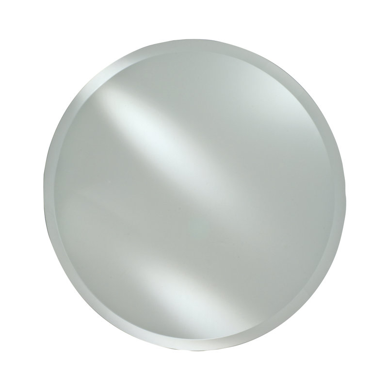 Molden Flat Wall Mirror, 18" H x 22" W, Polished Chrome