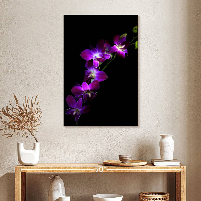 Orchidées Harnek mauves Dendrobium, H 36 po x l 24 po