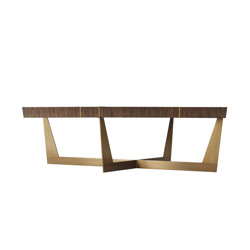 Calais Single Coffee Table, 17" H x 30" W x 52" L